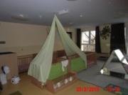 Spielzimmer und Schlafraum der Krippe